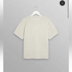Wax London Milton Ecru Waffle T-shirt